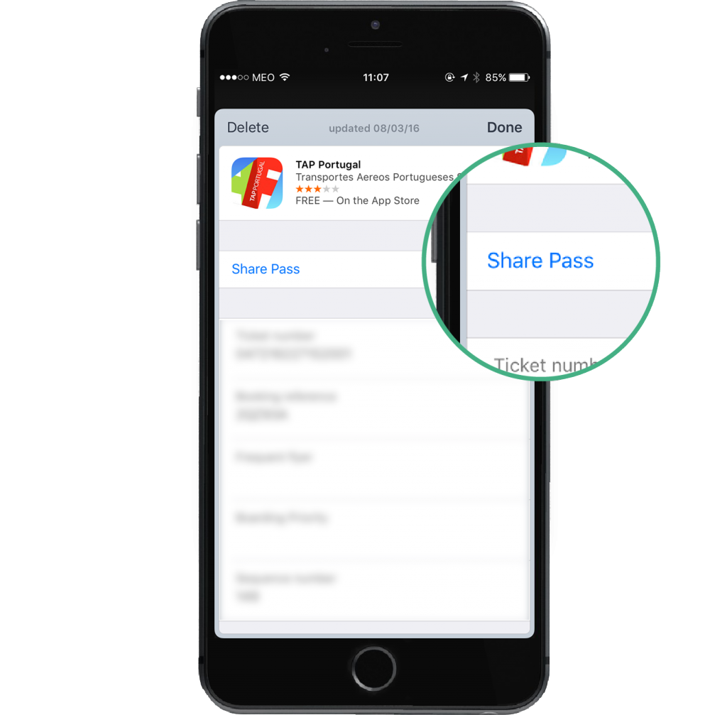 Apple Wallet News with iOS 9_Share Pass